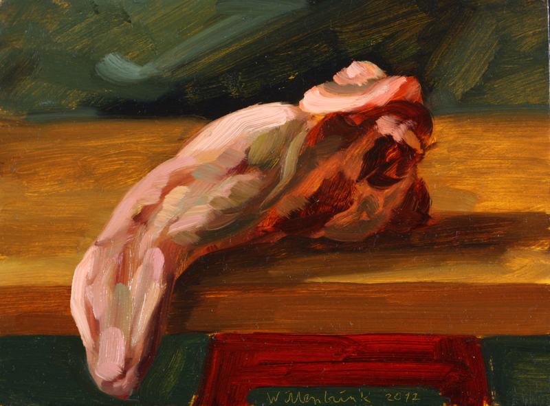 Tongue; oil on board, 22 x 30 cm, 2012