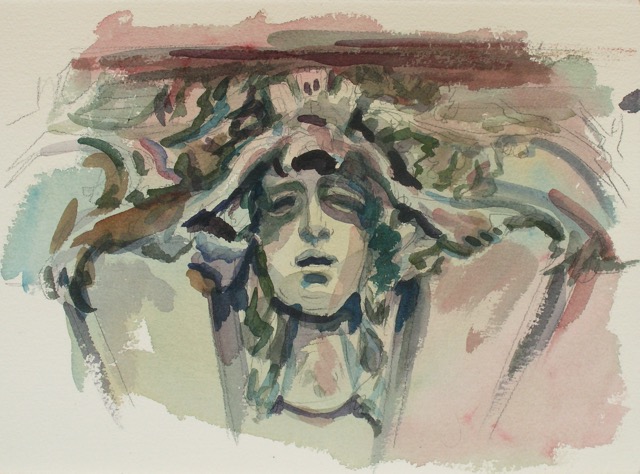 Untitled; watercolor on paper, 28 x 38 cm, 2007