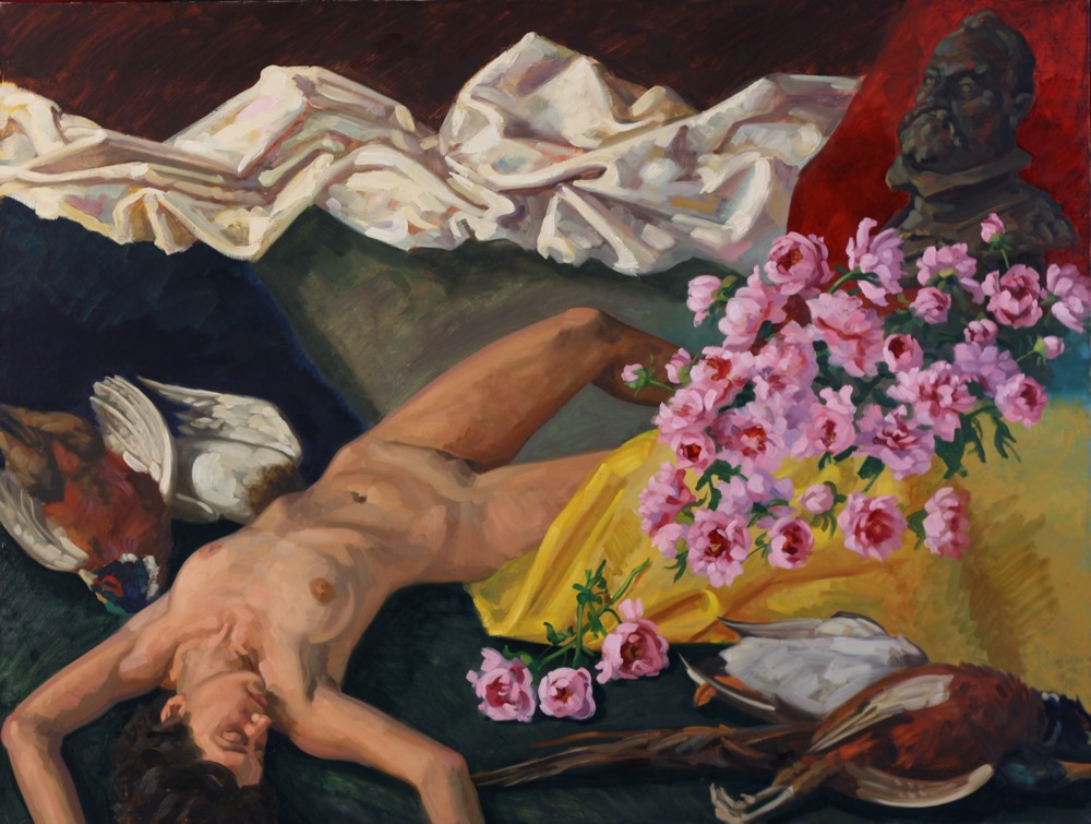 Semele & Rudolf II; oil on canvas, 135 x 180 cm, 2008