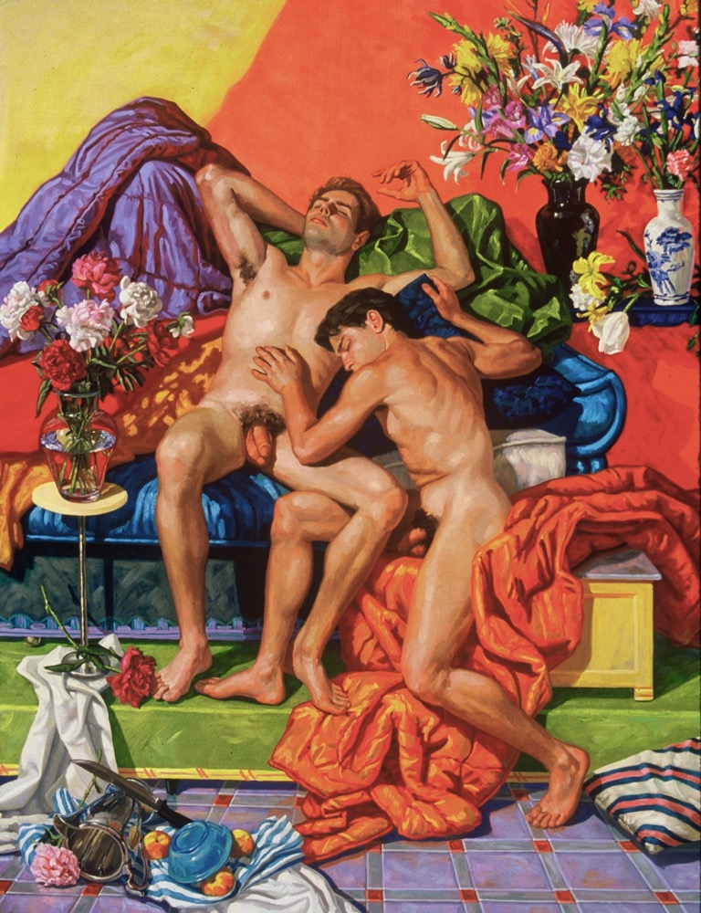 The Flaying of Marsyas, oil on canvas, 180 x 180 cm, 1993