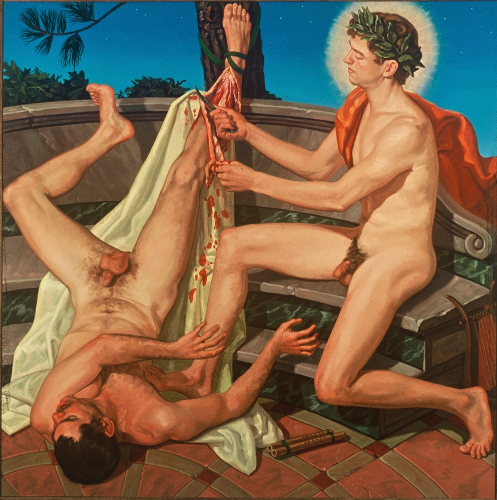 Allegory of Sleep; oil on canvas, 255 x 200 cm 1987