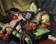 Fish & Fruit; oil on canvas, 50 x 60 cm, 1991.jpg