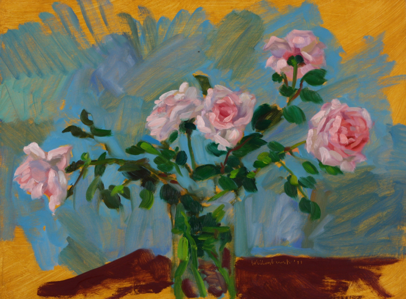 Roses I, oil on board, 46 x 61 cm, 2011