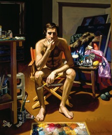 Nude Self-Portrait; oil on canvas, 72
