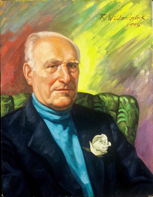 Portrait of Kenneth Northcott, oil on canvas, 60 x 50, 1995