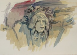 Untitled; watercolor on paper, 28 x 38 cm, 2007