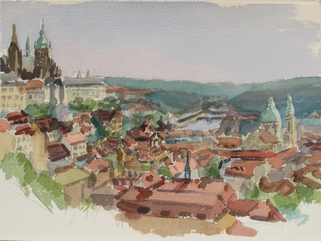Untitled; watercolor on paper, 28 x 38 cm, 2007